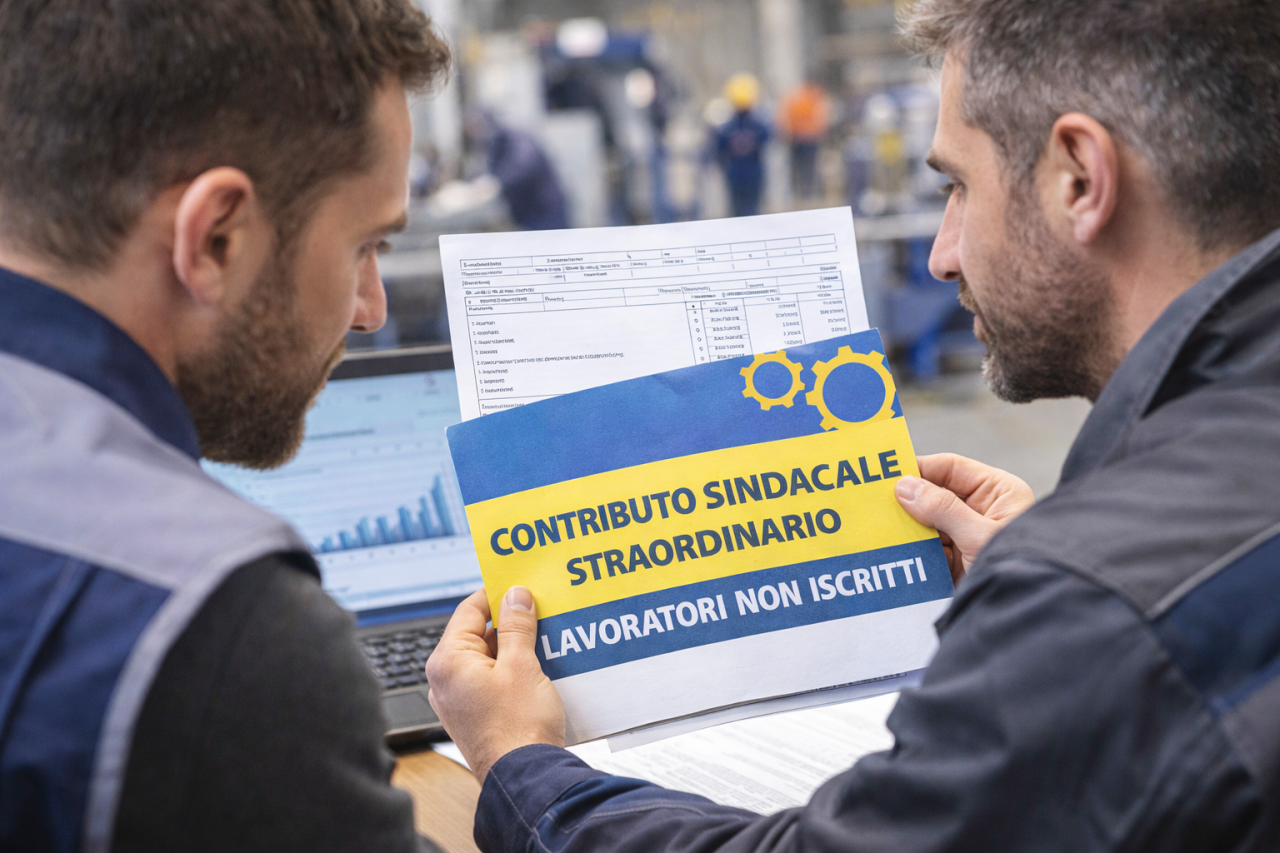 CCNL Metalmeccanica Industria - Contributo sindacale straordinario lavoratori non iscritti